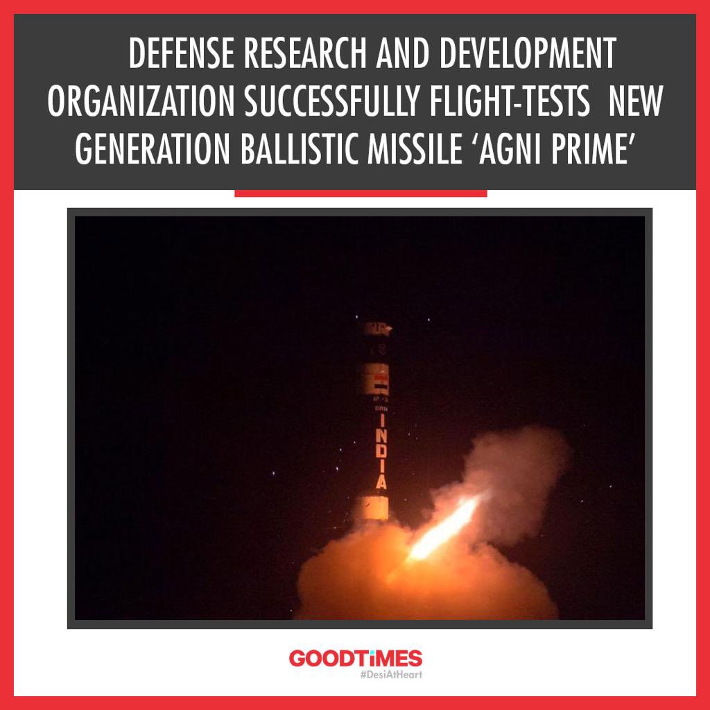 Here’s your daily dose of good news with GOODTiMES! 

#GoodTimes #DesiAtHeart #NationalNews #MadhyaPradesh #NewScheme #Women #AgniPrime #FlightTest #Missile #India