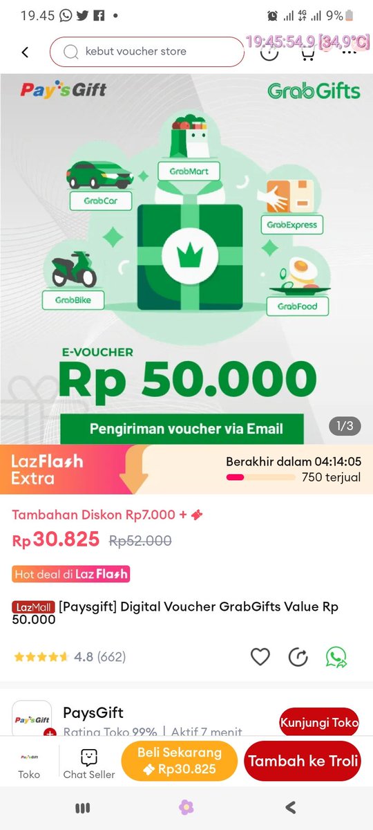 InayatulM7's tweet photo. @berburusales https://t.co/mvGso0sMKU grabgift cuma 30k gas buat makan, belanja naik grabcar grabike https://t.co/HbHKv1KNjW