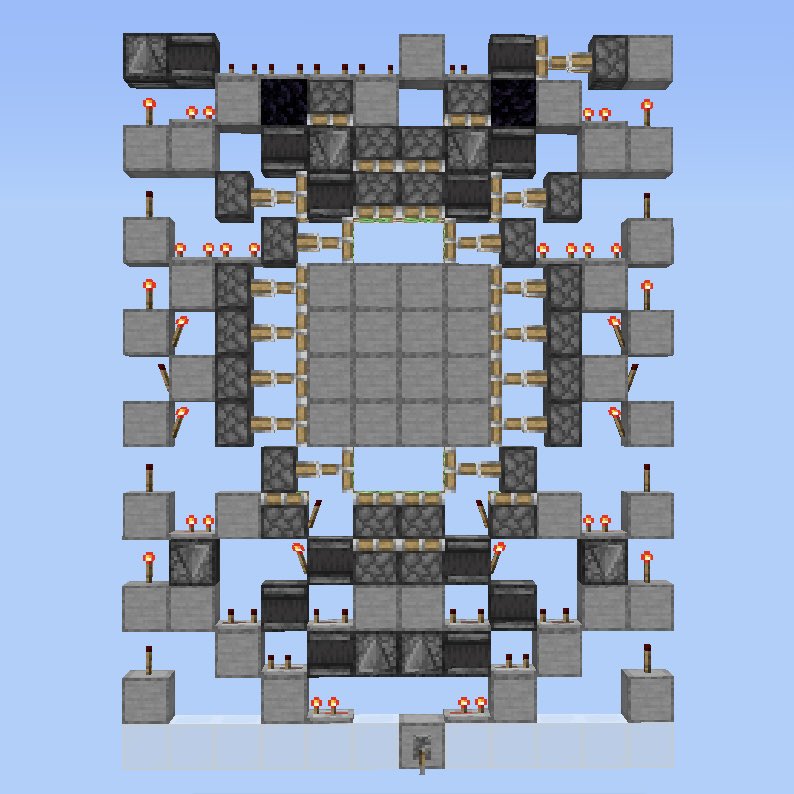Tara_MCBE's tweet image. 4x4 piston door
size 12x16
dust,torch,repeater,piston,ob only