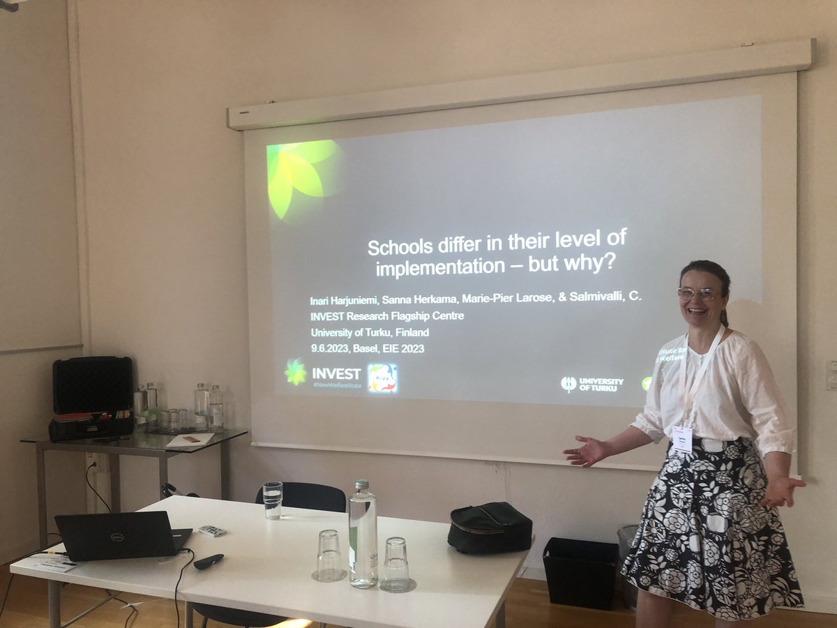 Sanna Herkama (@sannaherkama) on Twitter photo Science if fun 🥳 Two full days of inspiring topics and conversations on #implementation #EIE2023 in Basel, Switzerland! Thank you so much @Bianca_Albers, <a href="/TBrunkert/">Thekla Brunkert</a> and all others for organising everything! See you soon! Science if fun 🥳 Two full days of inspiring topics and conversations on #implementation #EIE2023 in Basel, Switzerland! Thank you so much @Bianca_Albers, <a href="/TBrunkert/">Thekla Brunkert</a> and all others for organising everything! See you soon!