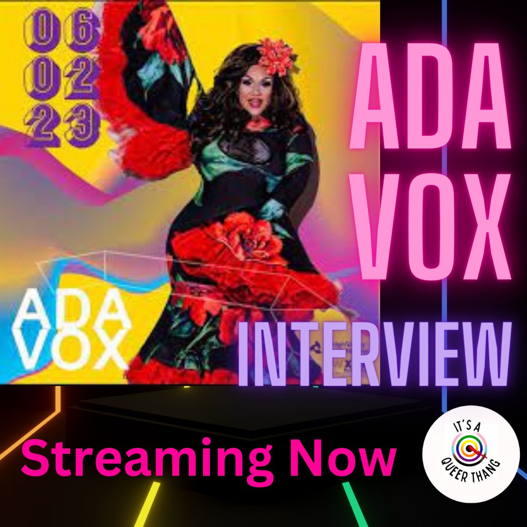 KMMA_Media's tweet photo. @Pcast_ol In the latest ep of #ItsAQueerThang we talk to the phenomenal Ada Vox about being a singing drag performer, the current backlash against drag, and finding your way. Plus our regular bit of chit chat and a bit about Pride! Enjoy! https://t.co/wONf51ksHC