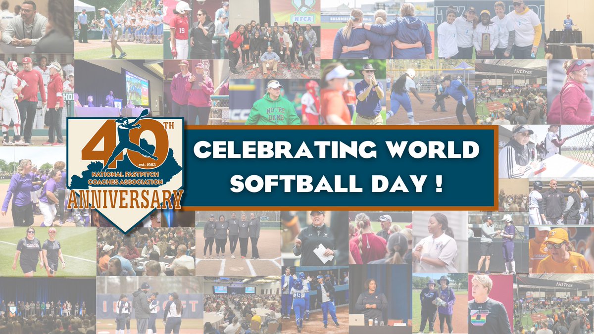 🥎 Happy #WorldSoftballDay! Today we celebrate all of the coaches, players, & those who simply ❤️ the game!