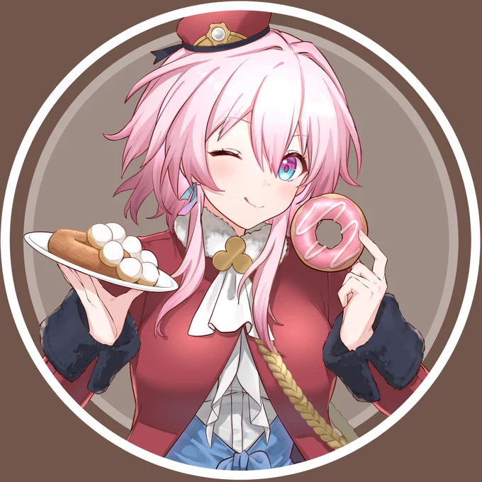 スターレイルの歓迎アイコンみんな可愛い なのかちゃん初描き  #崩壊スターレイル