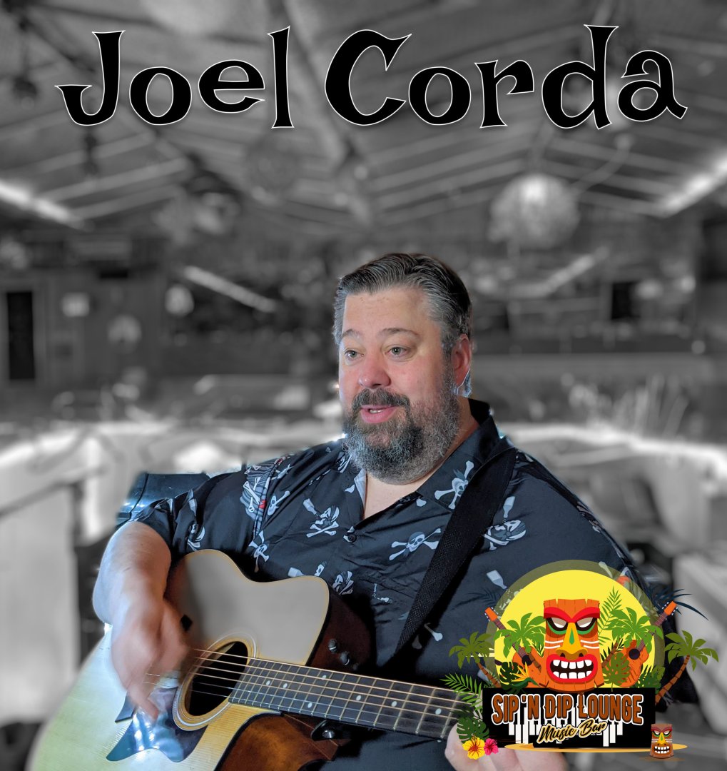 Joel Corda plays every Friday and Saturday at the Sip! #MusicandMermaids