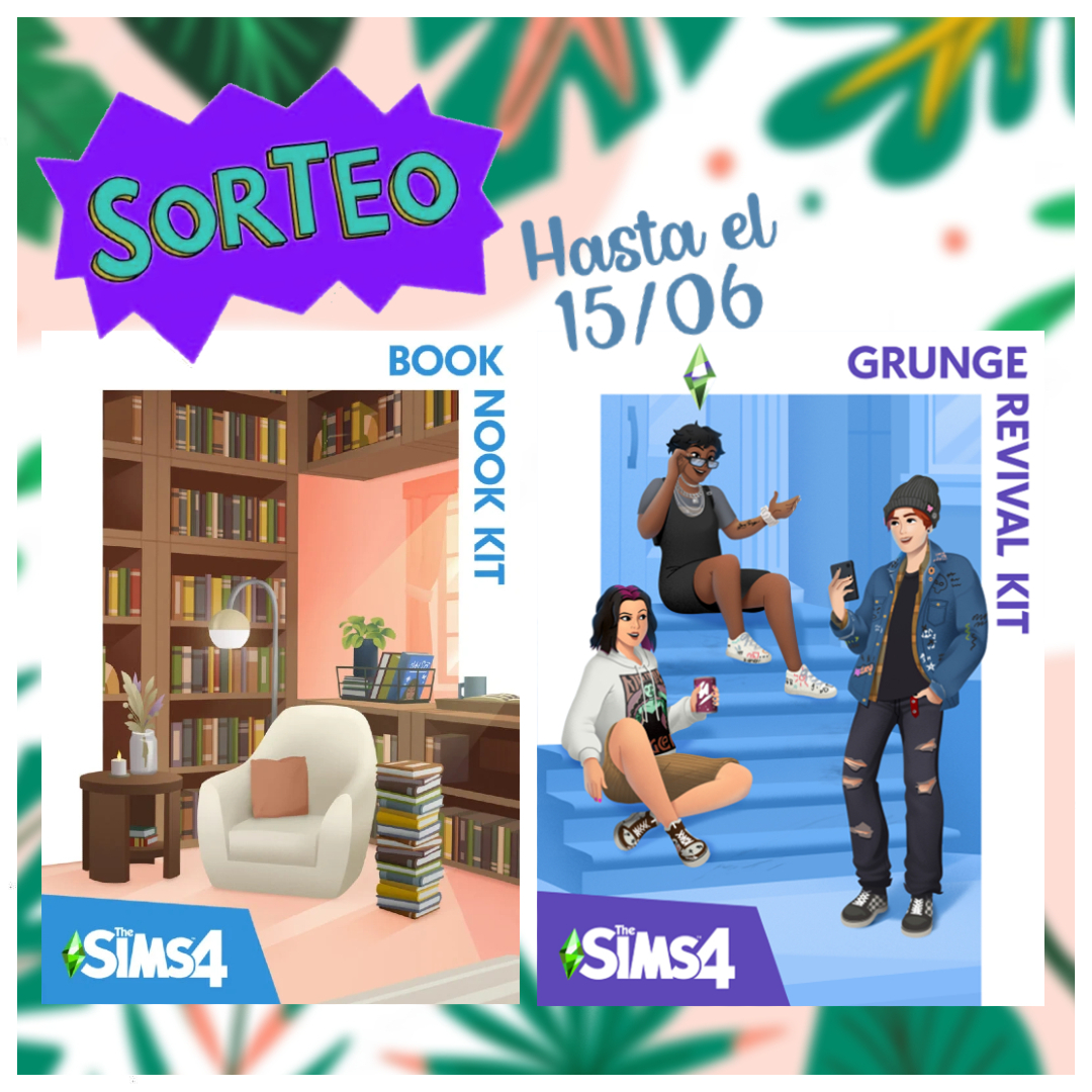 🎁SORTEO ESPECIAL 2000 SUBS!
Gana #LosSims4 Vuelta al grunge y rincón de lectura kits para PC/MAC✌️🏼

IMPORTANTE‼️
✅Sígueme en Twitter
✅Sígueme en Instagram
✅Suscríbete a mi canal de YouTube Y COMENTA 
Da RT y COMPARTE! 🔁📷
🥇🥈 2 Kits = 2 GANADORES (Dime cual prefieres)✨