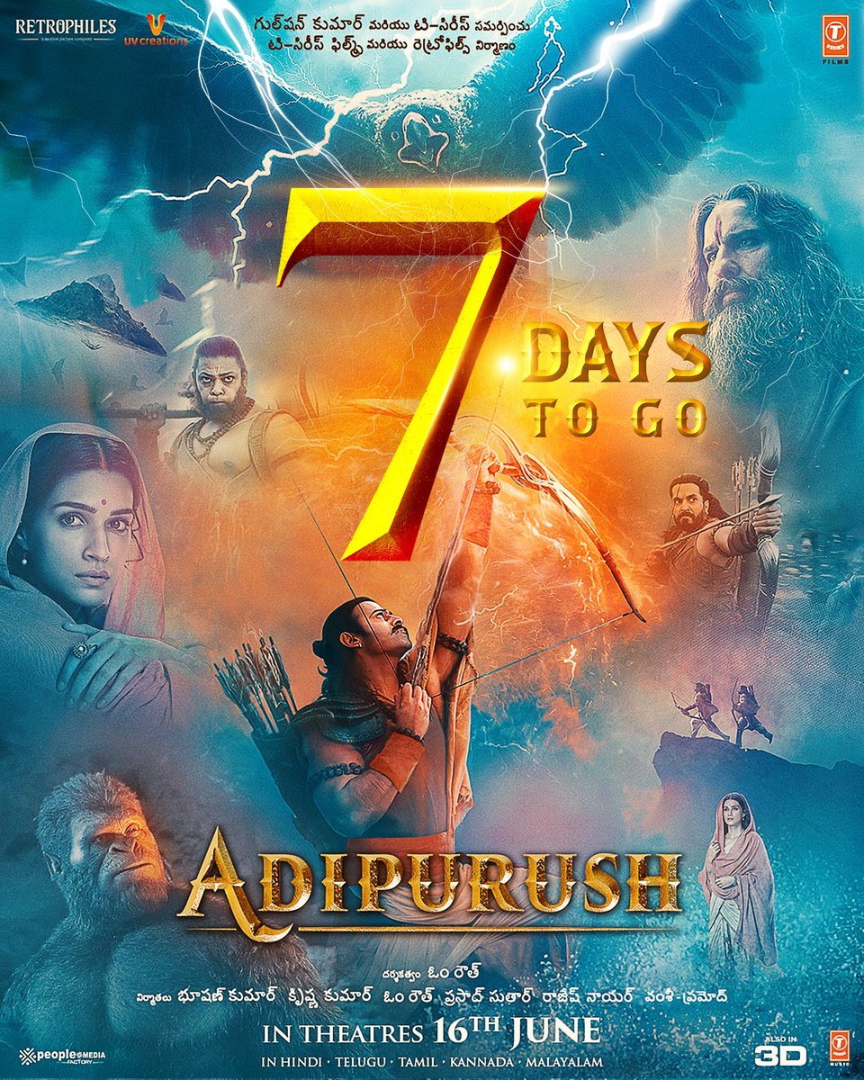 PrabhasShows's tweet photo. Follow @AdipurushShows For the Latest Updates on #Adipurush Ticket Bookings in your AREA, make Sure to FOLLOW us. We will keep you posted on all the details as soon as the Bookings Open Up! #Prabhas https://t.co/ppuV5R469V