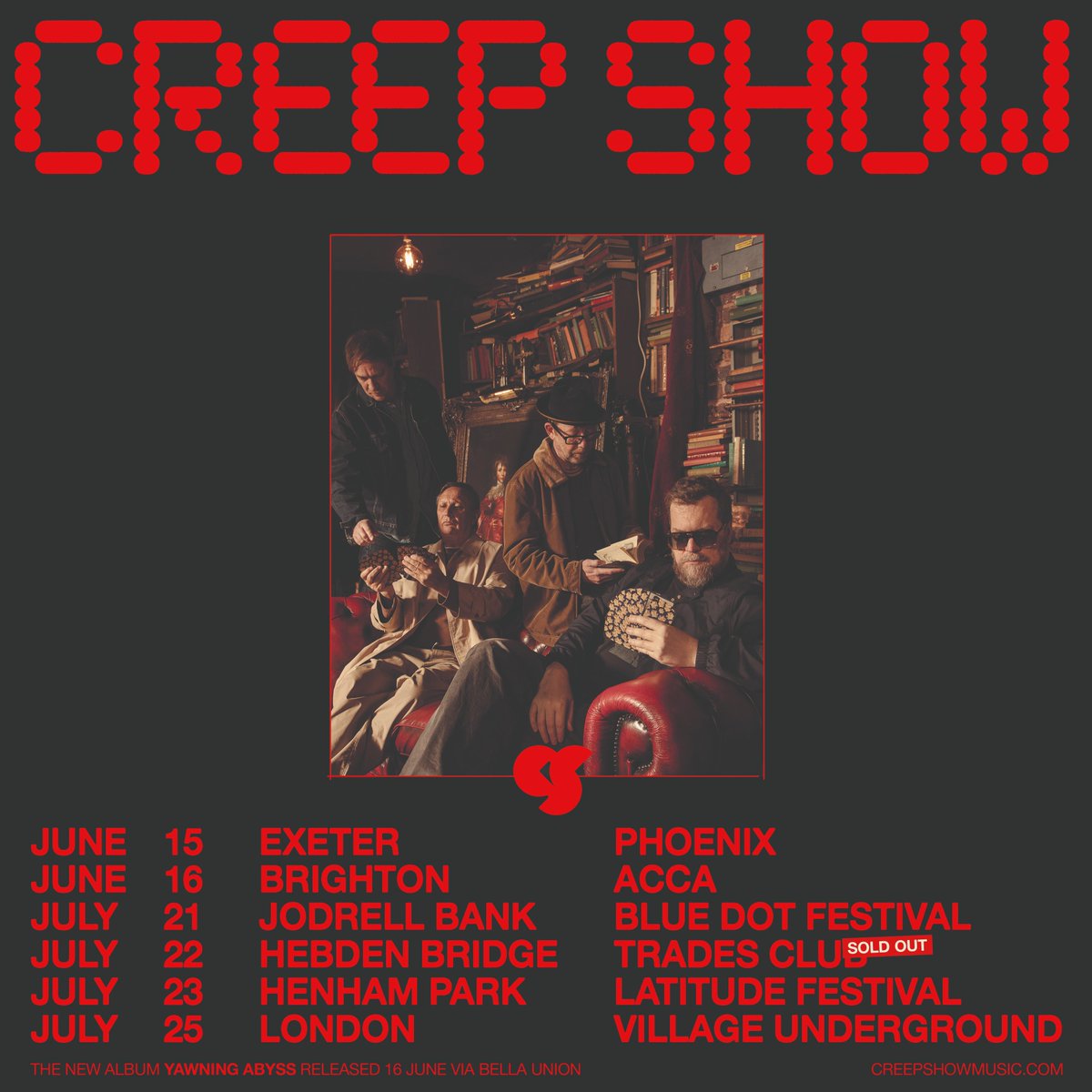 CreepShowMusic's tweet photo. “Creep Show have really tightened up their act for this 2nd long-player, maintaining a balance between apocalyptic lyrics &amp; accessible tunes . . . Somehow, Creep Show have made a record that’s even better than their first.” @ElectronicMagUK Album of the Month
Out on 16 June!! https://t.co/Da39Em8BJv