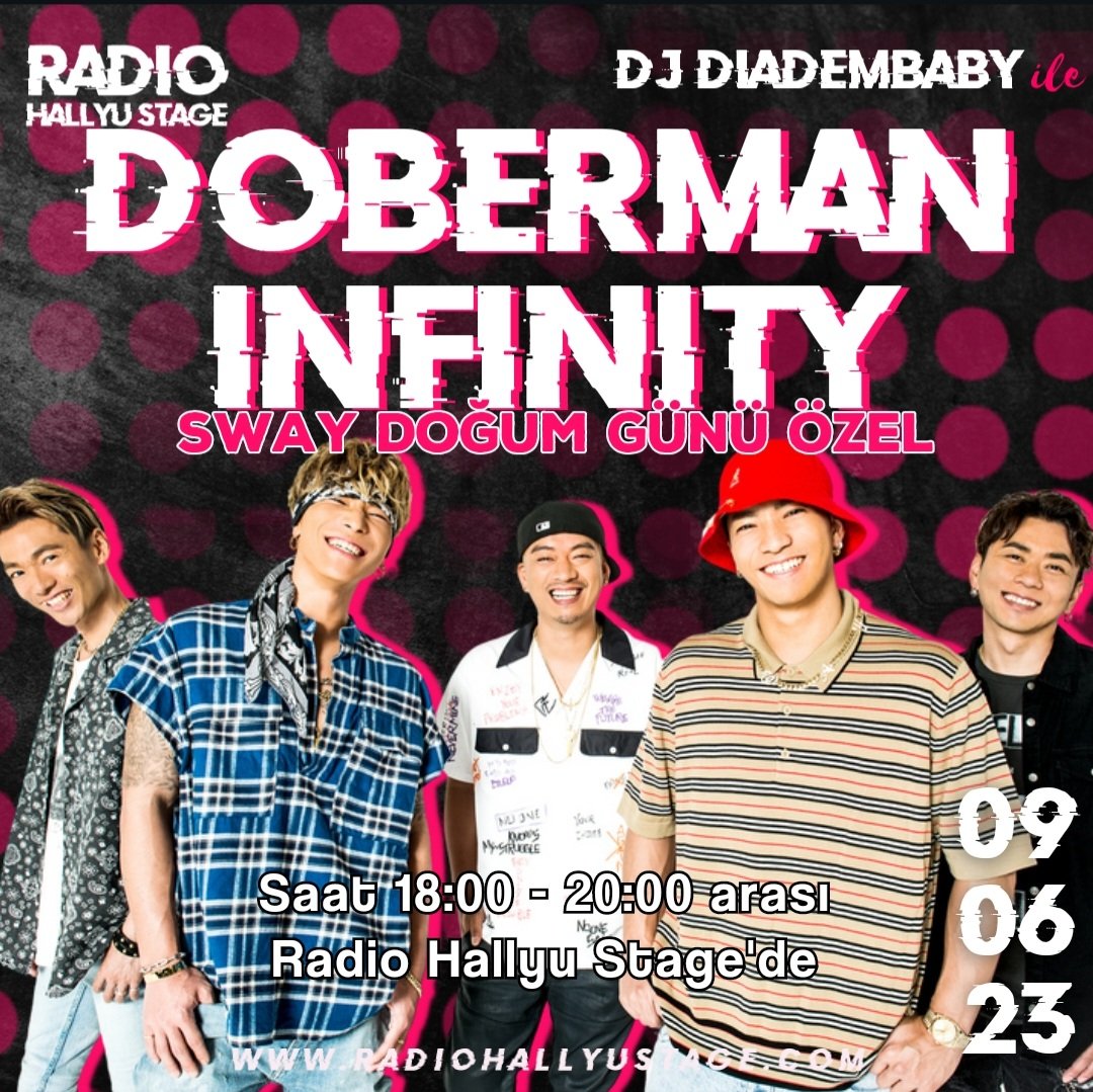 RadioHallyuStg's tweet photo. 🎙| DOBERMAN INFINITY ÖZEL YAYIN

Hiphop dolu bir yayına hazır mıyız 😎😎 Yayınımız saat 18:00'de başlıyor millet, sakın kaçırmayın~ Sohbet panelinde buluşalım 😏
https://t.co/v75UmV4Fnf 
@GenerationsTR
#dobermaninfinity https://t.co/HXGVGzZA45
