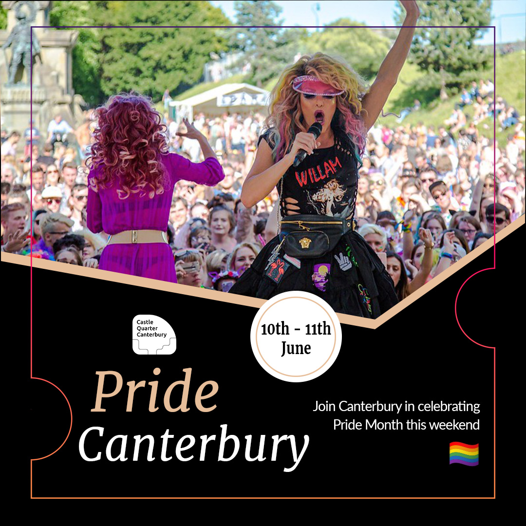 CastleQuarterCT's tweet photo. Check out our 'Celebrate Pride Weekend: A Joyful Extravaganza'  feature to get an idea of what's around and we hope you enjoy this fun-filled weekend 👇
https://t.co/XTbklzaPZX

#visitcanterbury #visitkent #food #drinks #shoplocal #weekend #event #sunshine #pride #pridecanterbury https://t.co/SyFy0QMN2G
