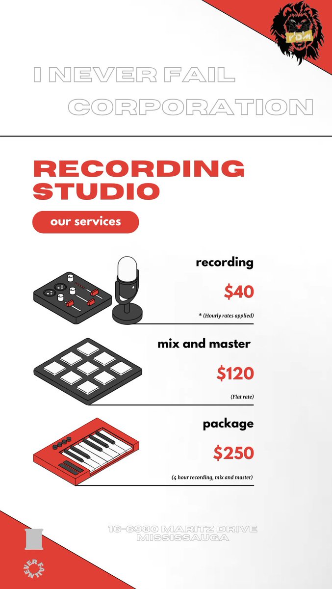 saugasson's tweet photo. Open space, recording studio &amp; event planning @ineverfailcorp https://t.co/rby3TsUv3n