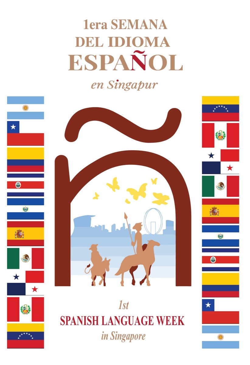 Chile_Singapur's tweet photo. The Spanish-speaking embassies in 🇸🇬 are pleased to announce

📌 1° Semana del Idioma Español en Singapur
📌 First Spanish Language Week in Singapore

Literature 📖📝
Cultural expressions 🎻💃
Science 🧑‍🏫💡
Business 📉 📟

With support from 🤝 National Library Board @nlbsingapore https://t.co/7yE99PrmAW