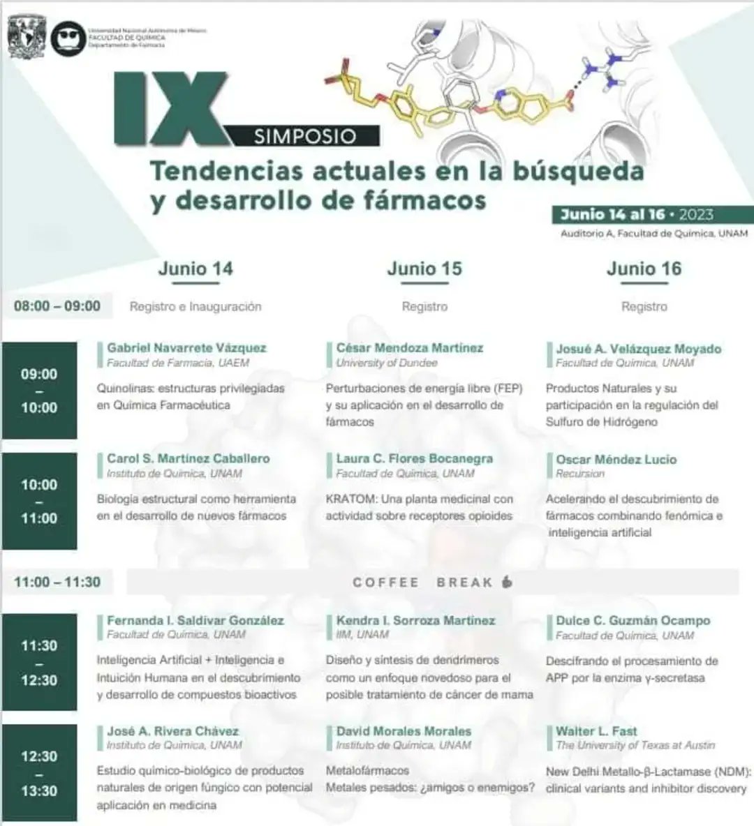 La siguiente semana. Habrá transmisión por youtube