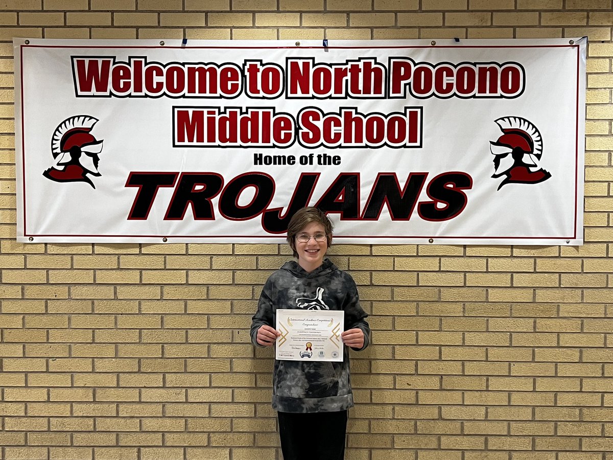 Geography Bee

Congratulations to 6th grader, Kenny Thorp who placed 3rd place in his grade level at the Regional Finals of the National Geography Bee. #NP Proud