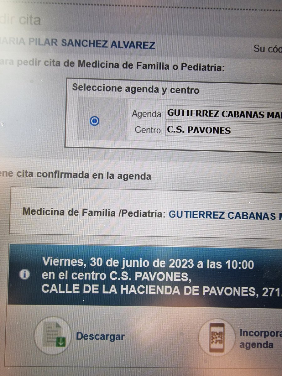 MPilarcuca's tweet photo. Hoy he pedido cita con mi médico de familia. Me han dado para el 30 de junio. 21 días de espera!!!! 
Una vergüenza.
@IdiazAyuso responsable. 

#SanidadPública https://t.co/ohWyNWZhJl