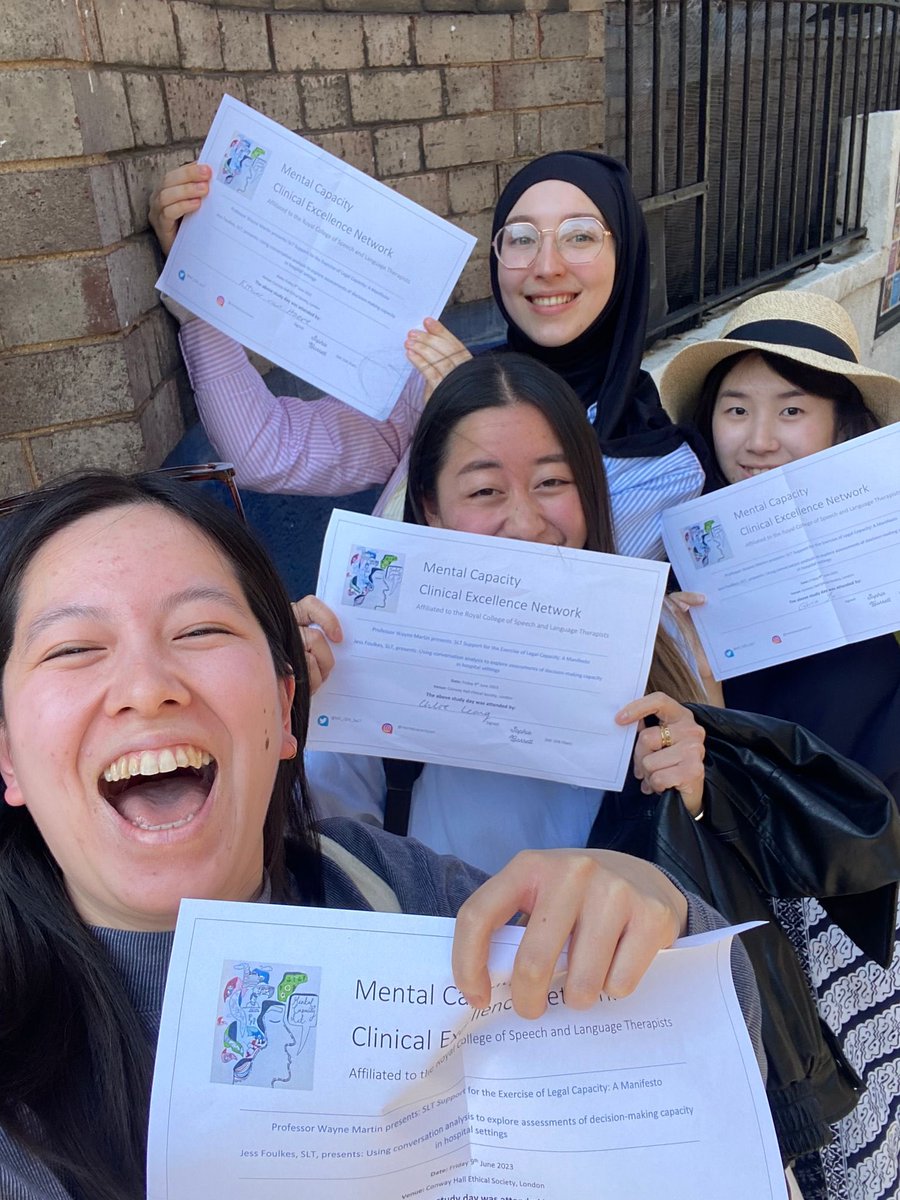 Gathering my thoughts after such an insightful #mentalcapacity study day <a href="/MC_CEN_SaLT/">Mental Capacity CEN</a>. Came away with so much new knowledge and super interesting to hear stories shared by other professionals! Lots that I can hopefully implement into clinical practice as an upcoming NQP 📝#slt2b