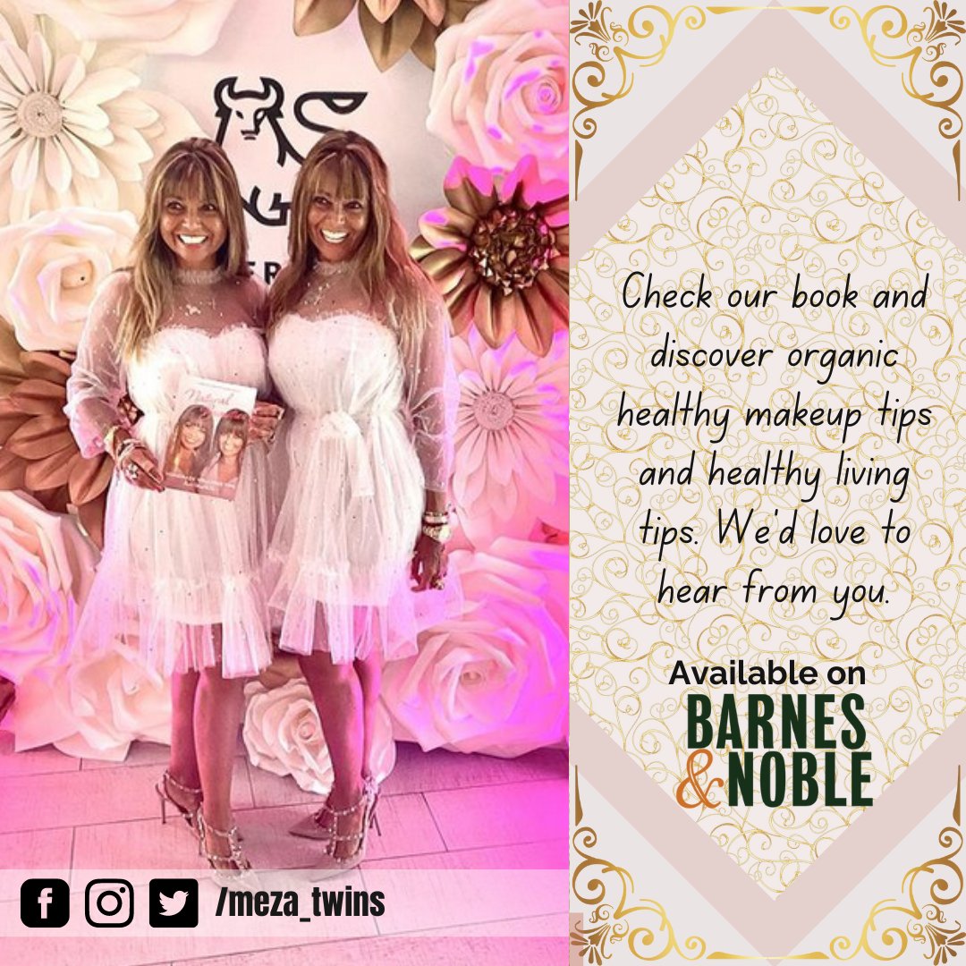 If you've ever wanted to have a natural glow while living a healthy lifestyle, this book is for you! 

Comment below with your thoughts and experiences with this book.

#MezaTwins #MorochasMeza #NaturalBeauties #HealthyLifestyle #StayingActive #HealthyLiving
