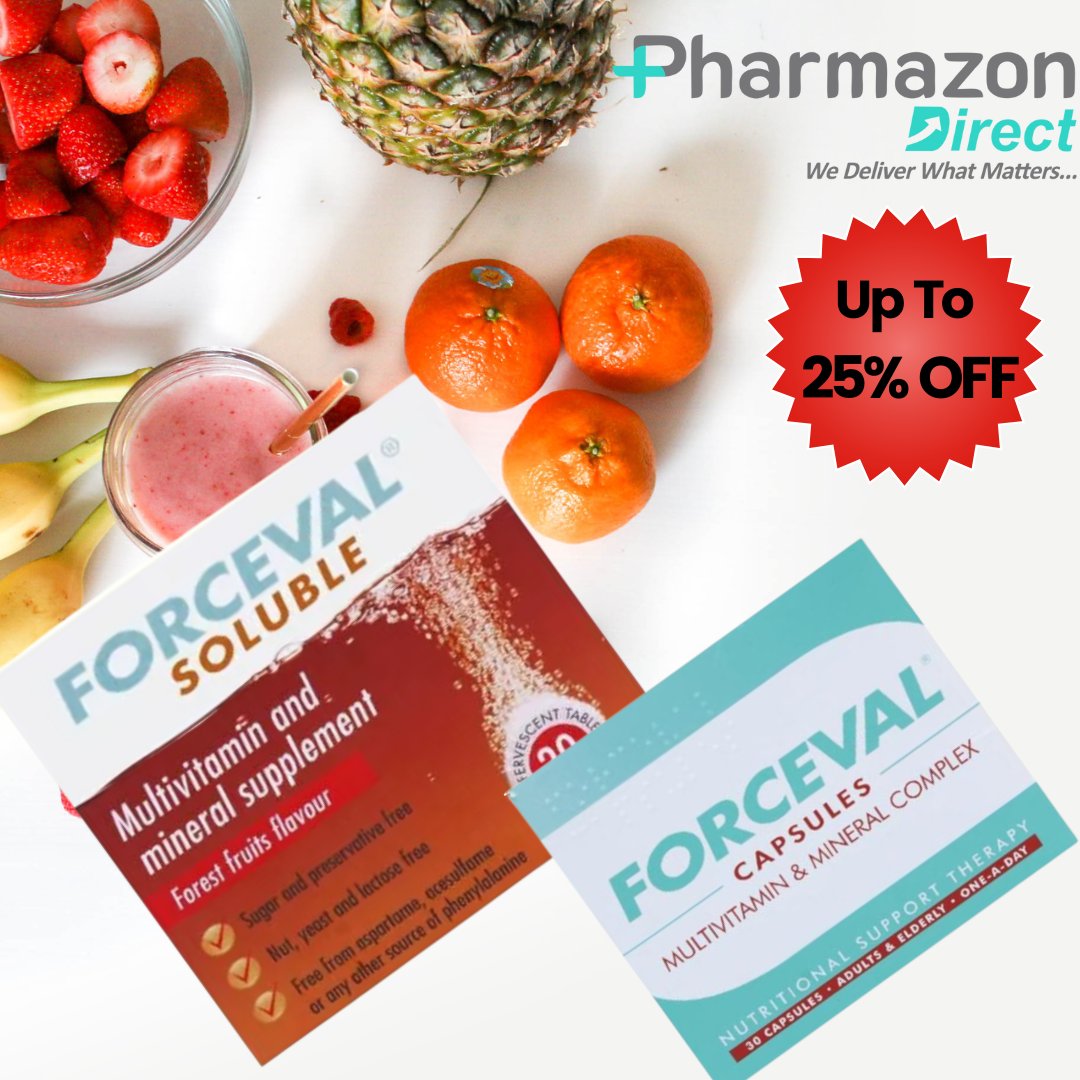Grab your Forceval Capsules today and enjoy a fantastic discount offer!💊 Boost your health and well-being with these incredible multivitamin capsules, now at an unbeatable price.

Don't miss out on this limited-time deal! 🌟

Shop Now: bit.ly/3MVRl0i

#ForcevalCapsules