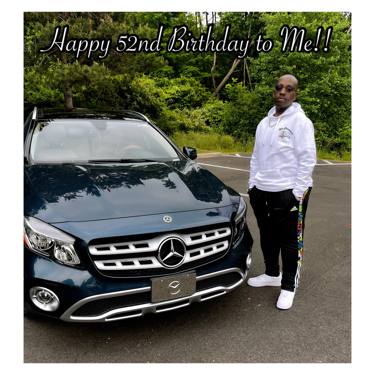 SING_GR8's tweet image. HAPPY 52nd BDAY TO ME!! Yes, I gifted myself MY NEW MERCEDES GLA!! To GOD be the glory for such a SUPER BLESSED Life!!! ❤️💯🙏🏾