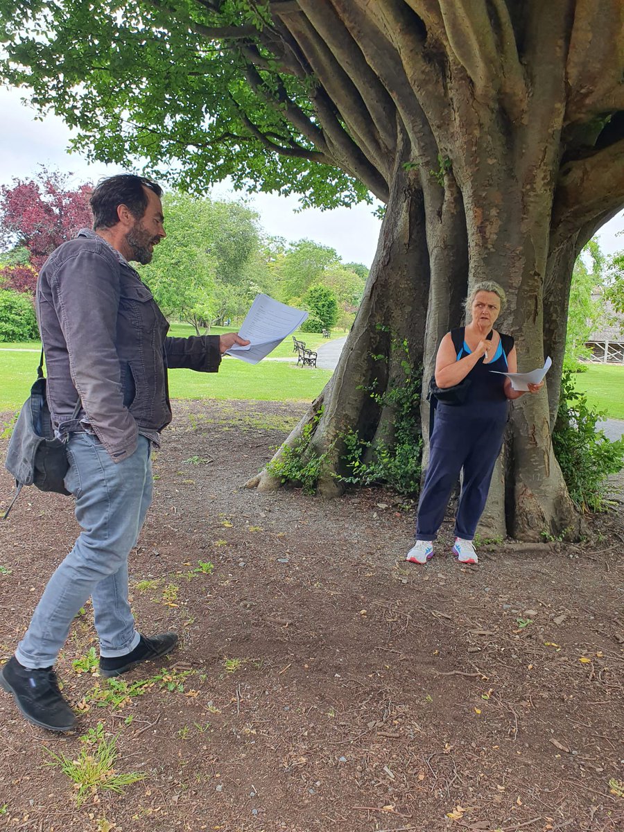 BewleysCTheatre's tweet photo. Greenery abounds! Rehearsals continue this week in the National Botanic Gardens for ‘The Tree Whisperer’, our latest walkabout show written and directed by Matthew Ralli, starring Gene Rooney and Patrick Ryan.

https://t.co/BD8WUUfgjb https://t.co/vvagDxZtSm