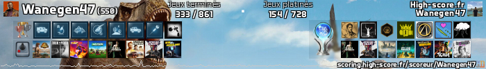 wanegen47's tweet image. Mon activité #Playstation : 6 Bronze • 1 Argent sur Jurassic World Evolution 2.
 #HighScoreFr #TrophyLog
scoring.high-score.fr/scoreur/Wanege…