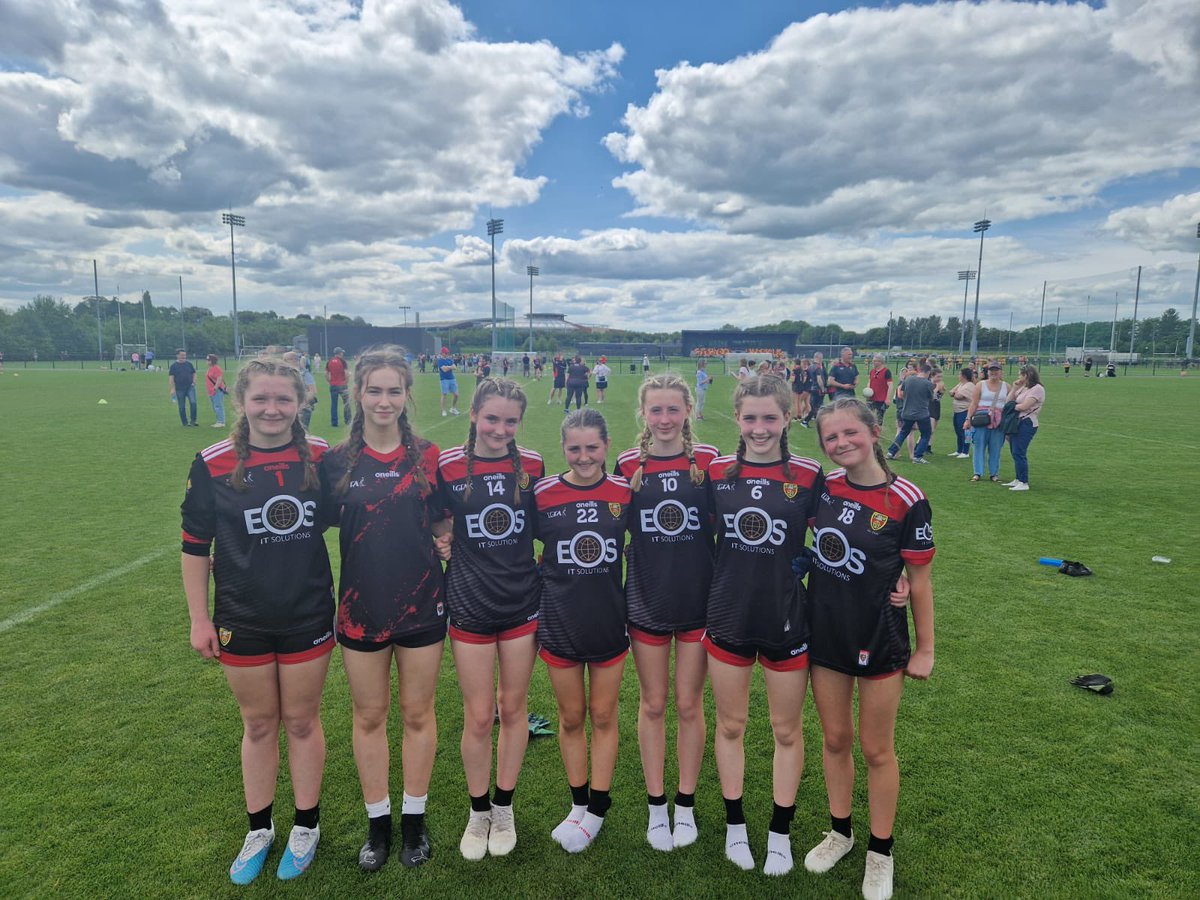 OLSPCKPE's tweet photo. Good luck this weekend to the @DownLGFA U14 team who will compete in their All Ireland final. Plenty of OLSPCK girls represented! #teamknock 💙🖤 https://t.co/ElmvxARZaE