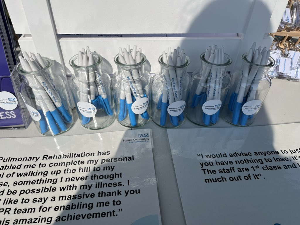 Pulmonary Rehab at the South of England Show! Fab job <a href="/louisasykes/">Louisa</a> for arranging, well done! <a href="/holliepoole/">Hollie :bb</a> we have pens! <a href="/SeanNewtonPT/">Sean Newton</a> <a href="/robszymanski/">Rob Szymanski</a>