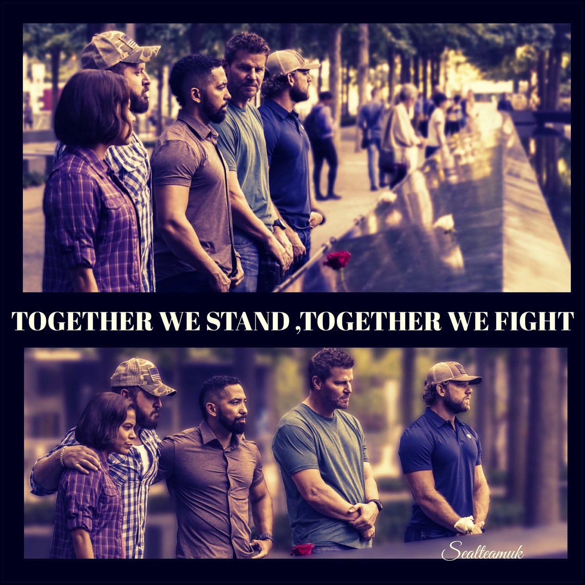 Together we stand , together we fight #SEALTeam #ParamountPlus #paramountplusuk #sealteamcbs #davidboreanaz @NeilBrownJr @AjohnBuckley @maxthieriot @ToniTrucks @SEALTeam_pplus