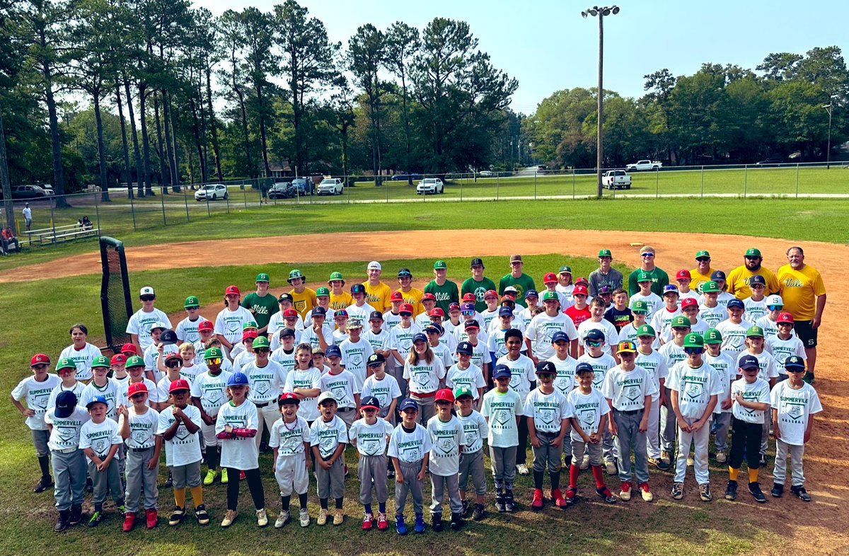 Easily the best week of camp we’ve had in a while to start the summer. Hats off to the 97 campers who were dialed in every day and to our <a href="/SummervilleBase/">Summerville Baseball</a> players and coaches for being great yet again. #fundamentalsandfun #WinToday