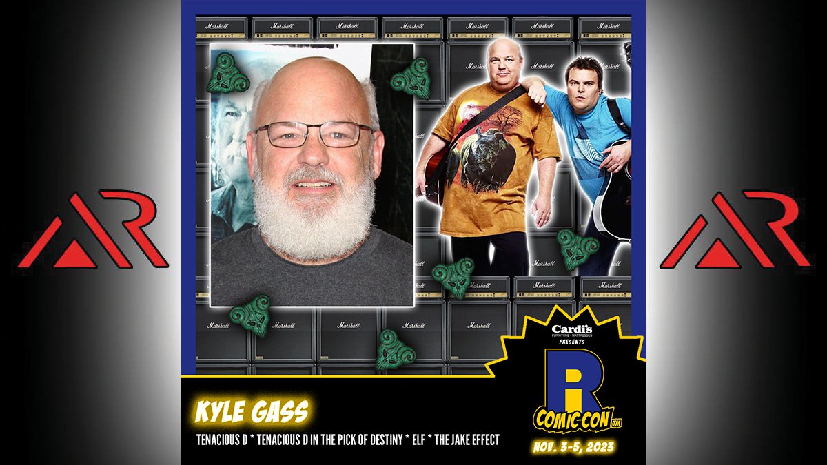 Rhode Island Comic Con 2023 is becoming a very musical year as we welcome @GassLeak from the Grammy-winning comedy band @tenaciousd! Kyle also co-founded the bands Trainwreck and the Kyle Gass Band. #comedy #music