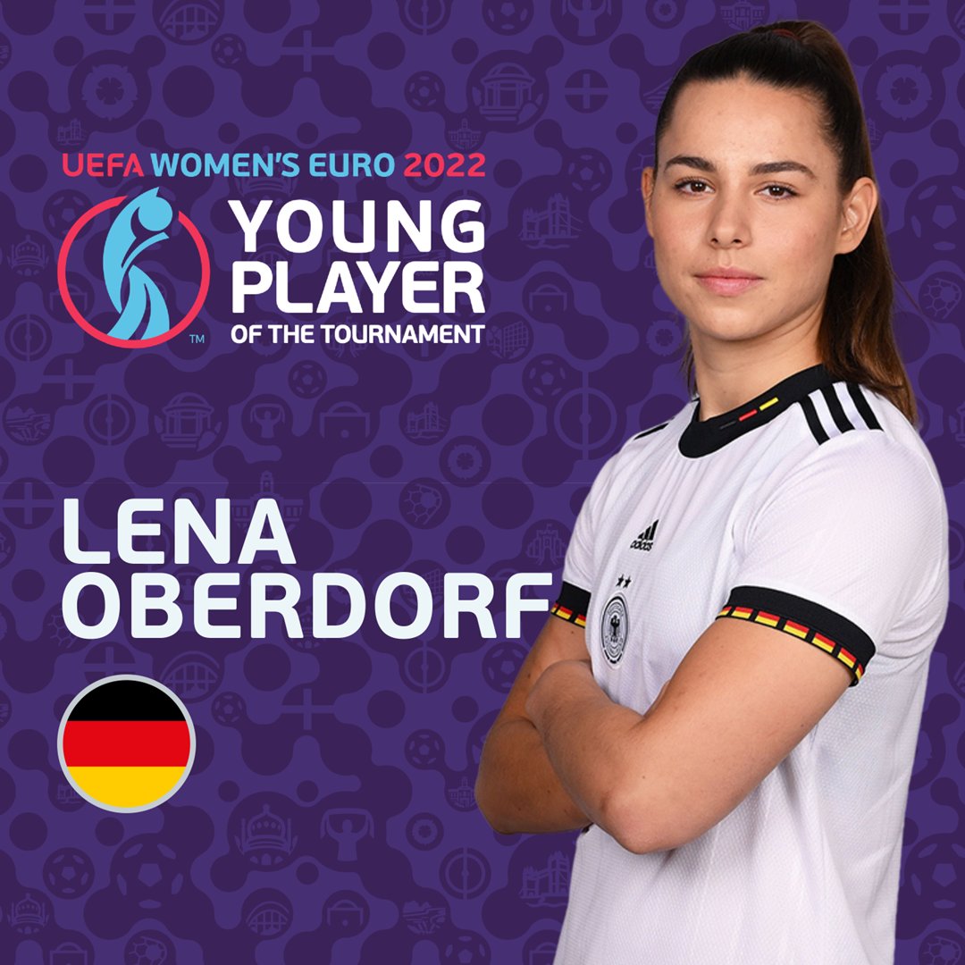 🇩🇪 The future is bright ✨

🌟 𝑳𝒆𝒏𝒂 𝑶𝒃𝒆𝒓𝒅𝒐𝒓𝒇 🌟

#UWCL | #WEURO2022