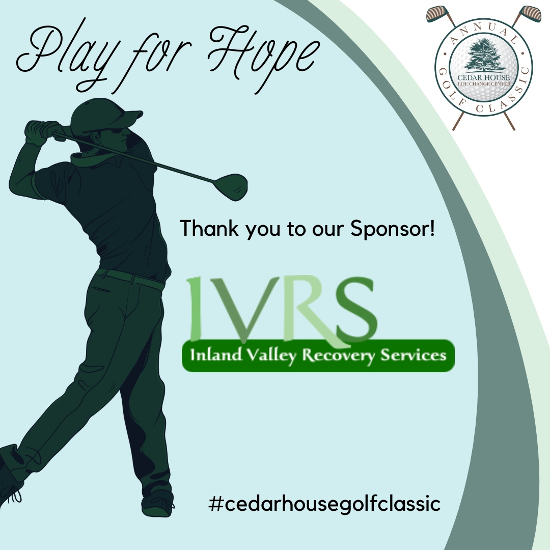 Thank you to IVRS for your Green Sponsorship and registration for our Cedar House Golf Classic! We appreciate your continued support of our mission! #cedarhousegolfclassic #cedarhouselifechangers