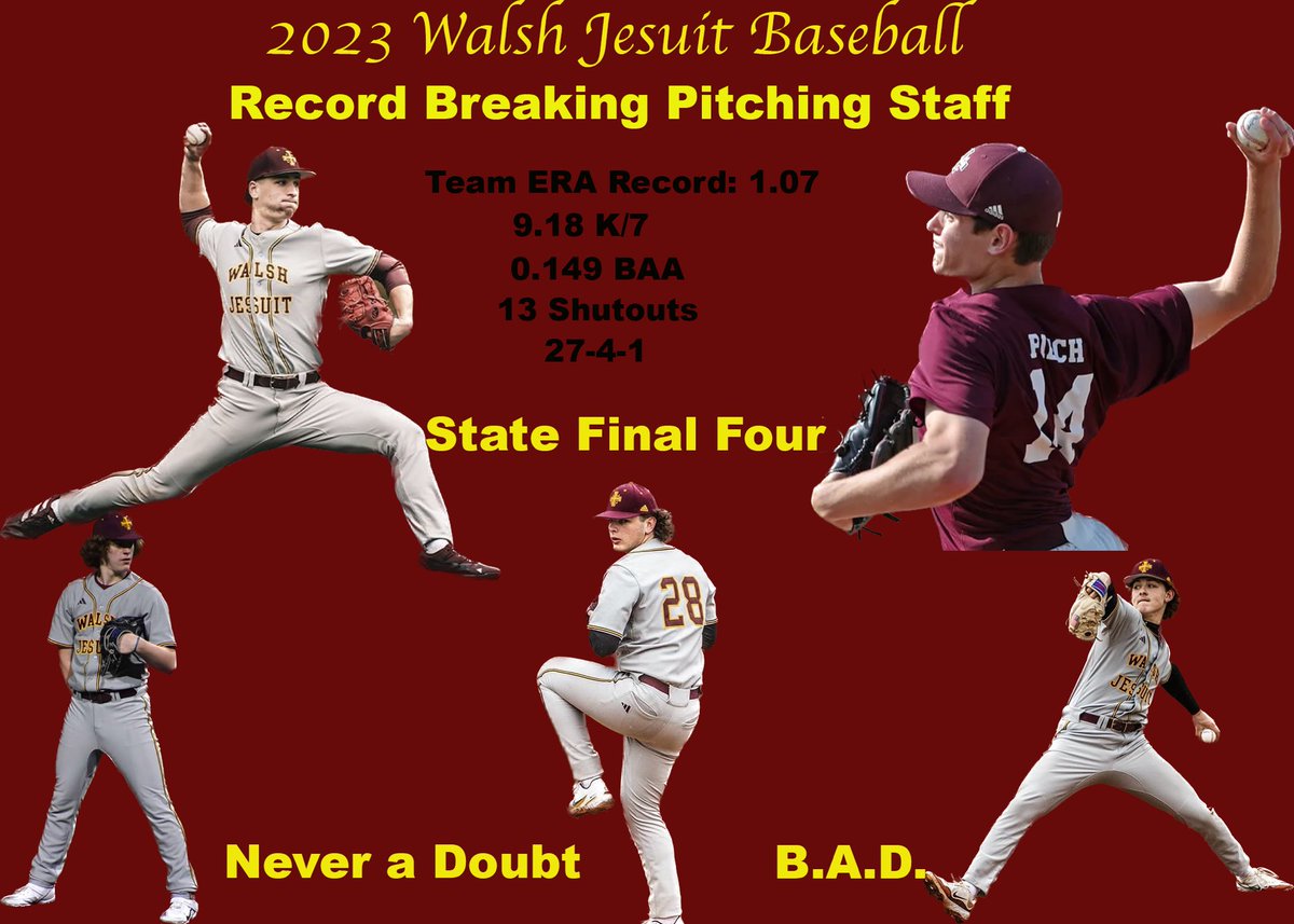 🧵1/3

I’m so incredibly proud of what this team and this pitching staff accomplished! This pitching staff cemented themselves as one of the best in program history!