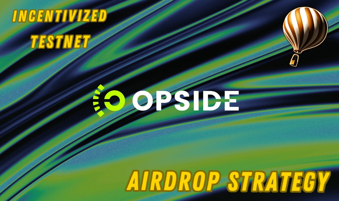 1/ AIRDROP HUNT 🪂

𝗢𝗣𝗦𝗜𝗗𝗘 𝗭𝗞

@OpsideZK is a decentralized ZK-Rollup-as-a-Service network, founded on the modular blockchain concept

They just launched their incentivized testnet

⏳ Estim. time : 20min
💰 Rewards : Confirmed
💸 Cost : Free

#airdrop #airdrops