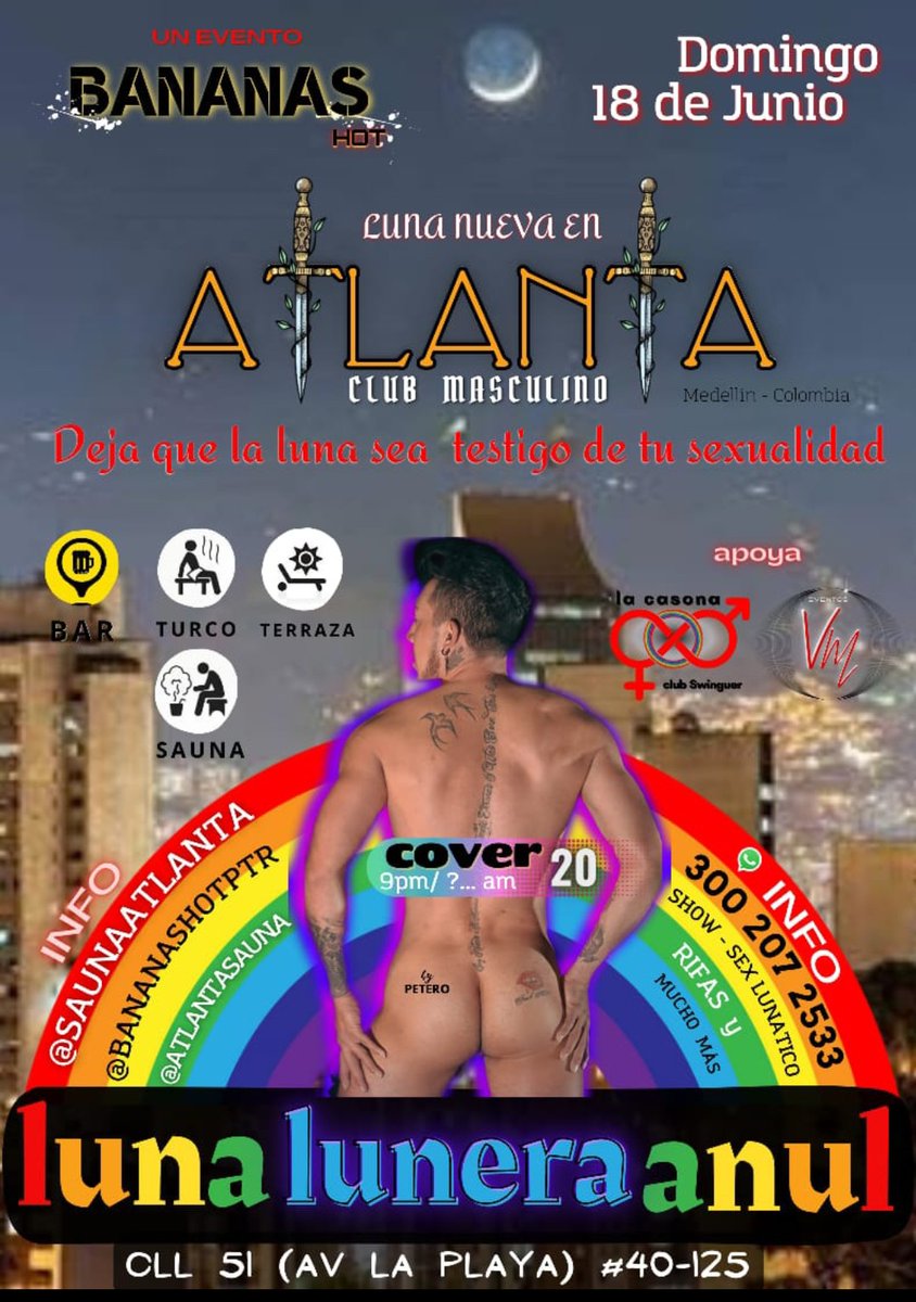 SaunaAtlanta's tweet photo. Sera una noche!!! espectacular....llena de erotimo y pasión, luna lunera déjate llevar a lo más profundo de ti...🍆💦 https://t.co/2UKzjjjA6Y