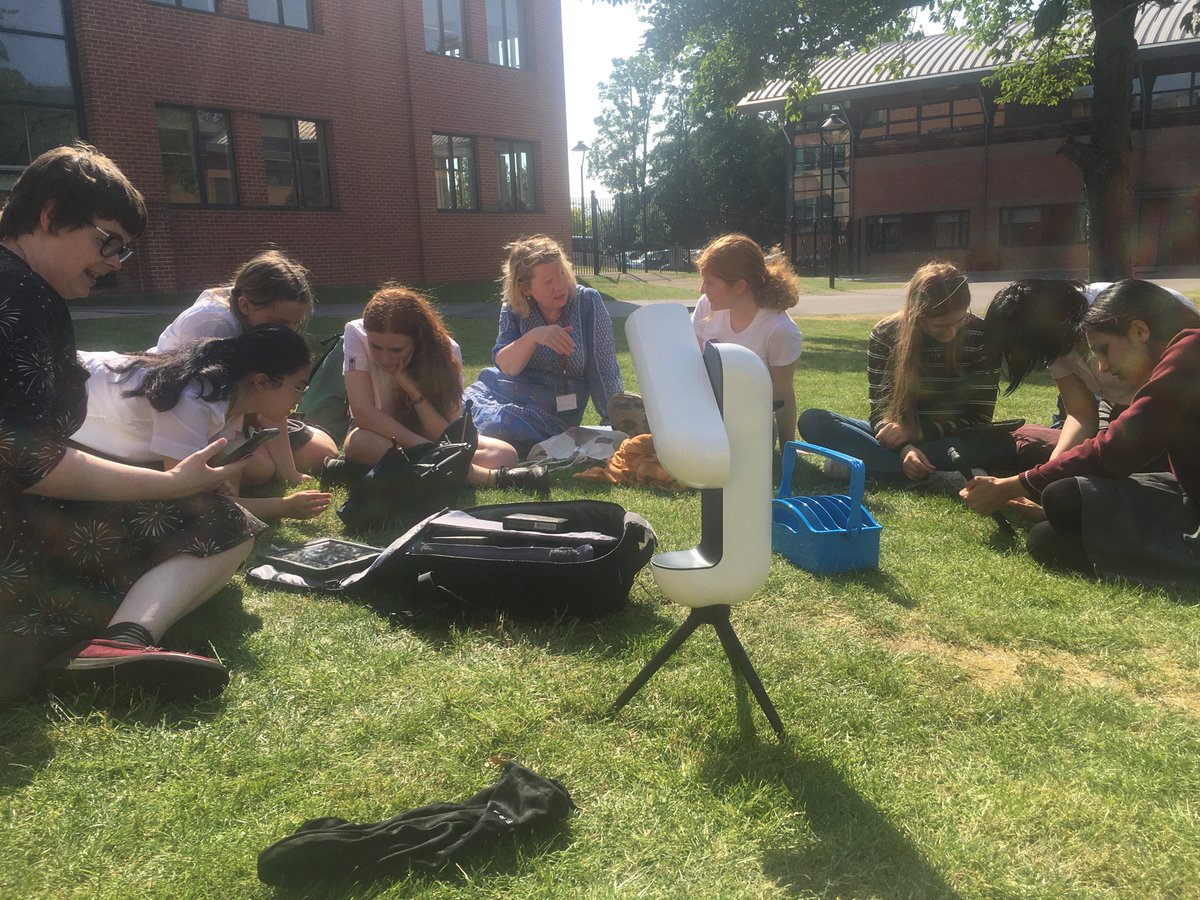 SHSK Physics (@shskphysics) on Twitter photo A perfect afternoon for some solar observations, with Dr C, Dr M and the Astro club ☀️🔭
<a href="/SHSKSchool/">St Helen and St Katharine</a> A perfect afternoon for some solar observations, with Dr C, Dr M and the Astro club ☀️🔭
<a href="/SHSKSchool/">St Helen and St Katharine</a>