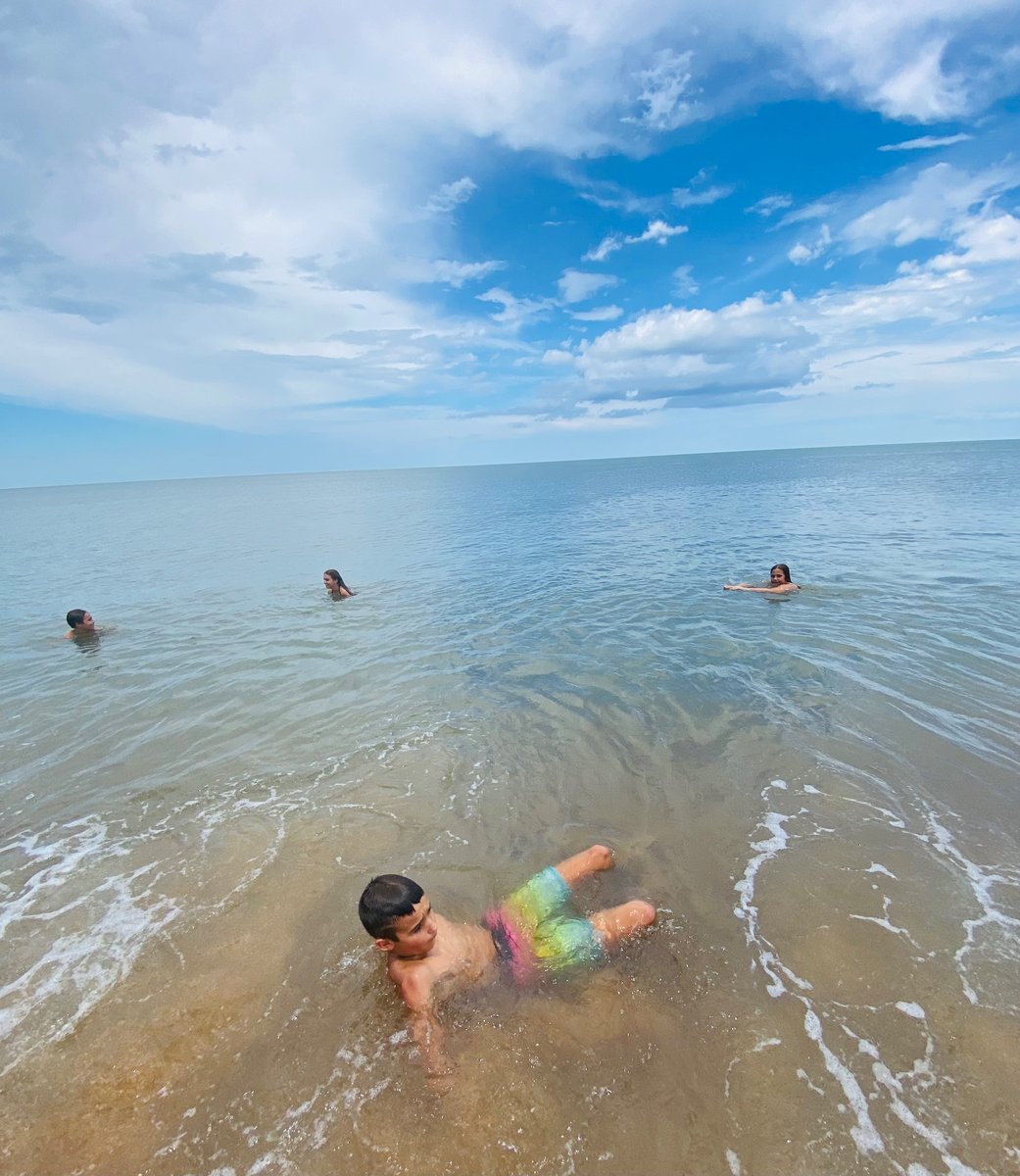 Headed to the 🌊🏝️☀️🐚Beach 🥰🏖️ with the Kids 👧👦👦👦 + How Cool, my Nephew has a
⚡️✨ Lightning ✨⚡️ bolt in his Hair 😍⚡️😎
I’ll try to be on lates :)
🙏💖Have a Great Day💙🙏
ILYSM ♾️♾️
💙☀️🦋🌟
#KampKiKi 
#FamilyisEverything .