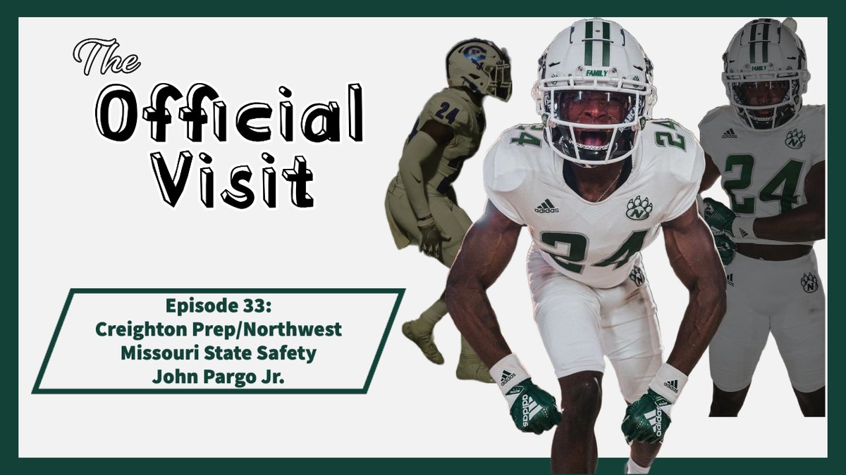 ‼️OUT NOW‼️

Took a little break, but we're back with a new episode! This week we have 2023 S John Pargo Jr.

John talks
- Growing up in North O
- Playing for <a href="/CPFootball17/">Creighton Prep FB</a> 
- Having a solid circle around him
- Commitment to <a href="/NWBearcat_FB/">Northwest Football</a>
- &amp; MORE!!

📺: youtu.be/tGdWhPdmsKI