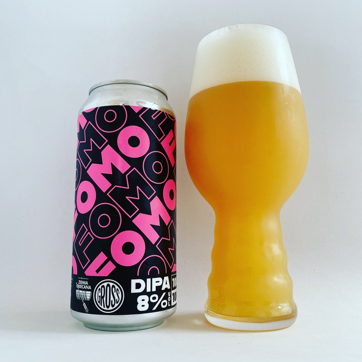 La Cerveza del Viernes: Fomo
Style: Double IPA
Alc. 8% Vol. 44cl. IBU’s n/a
Brewery: <a href="/BrewGross/">Gross Beer</a> &amp; @browarZiemiaObiecana
#SanSebastián #Spain &amp; #Poland

<a href="/RedStripeRocco/">🌴😎RedStripe🇯🇲🍺 Rocco - OIIIIIIIO</a> <a href="/Laura170178/">Laura Cristaldi</a> <a href="/JaViviendo_/">Javiviendo ن</a> <a href="/ManHellSama/">MANHELL</a> <a href="/_mickymoto/">Mickymoto</a> <a href="/badhopper/">Jason Hopper</a> <a href="/MakoRicky/">Mako Ramone</a> <a href="/ManvsAle/">👤Man vs Ale🍺</a> <a href="/HARROW_h/">harrow</a> <a href="/jafgaqt/">JafgAQT ن 🛠️</a> <a href="/NICK6808/">NICk VAL</a>