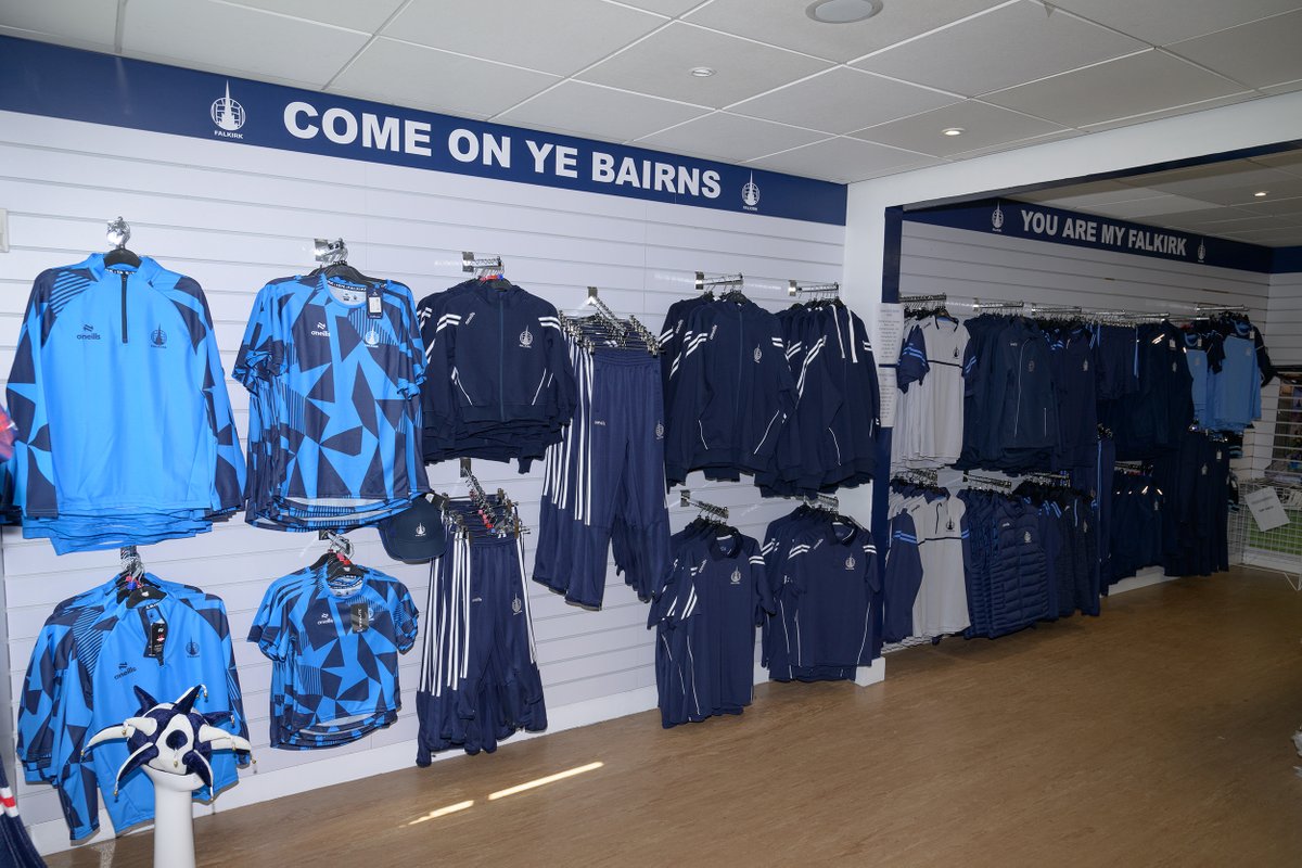 CLUB SHOP NEW SET OPENING HOURS - Falkirk Football Club