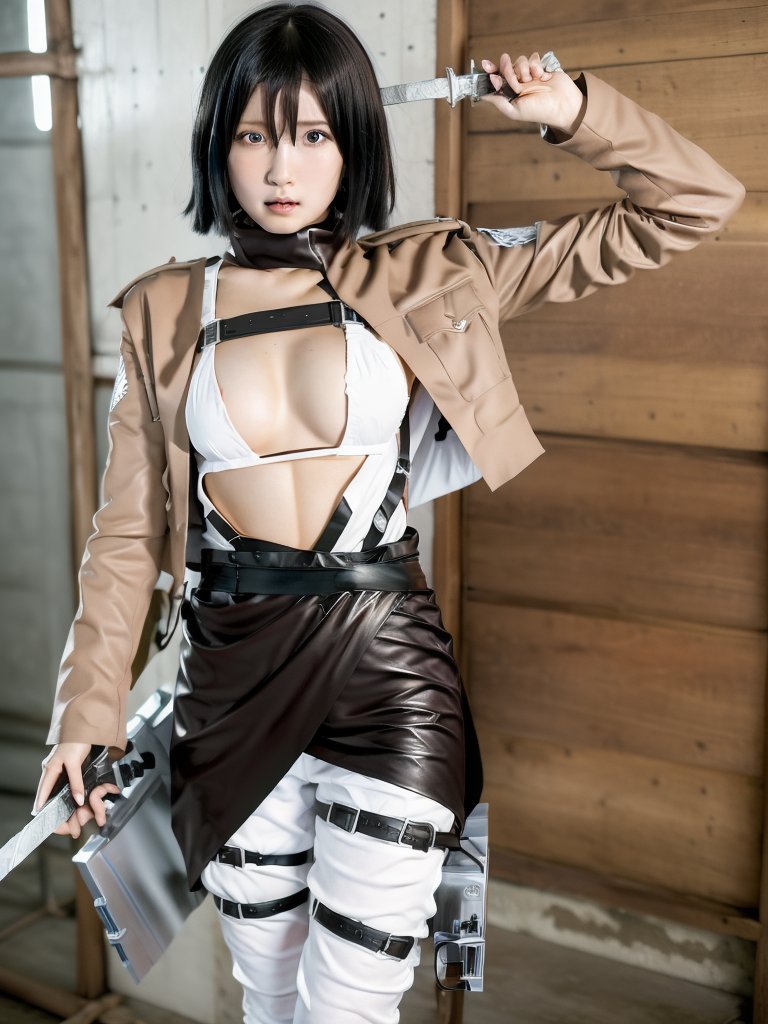 AiCosplayPhoto's tweet photo. #AI美女 #AIコスプレ #AIコスプレイヤー #進撃の巨人 #ミカサ・アッカーマン #ミカサ #cosplay https://t.co/QZonaqSAOP