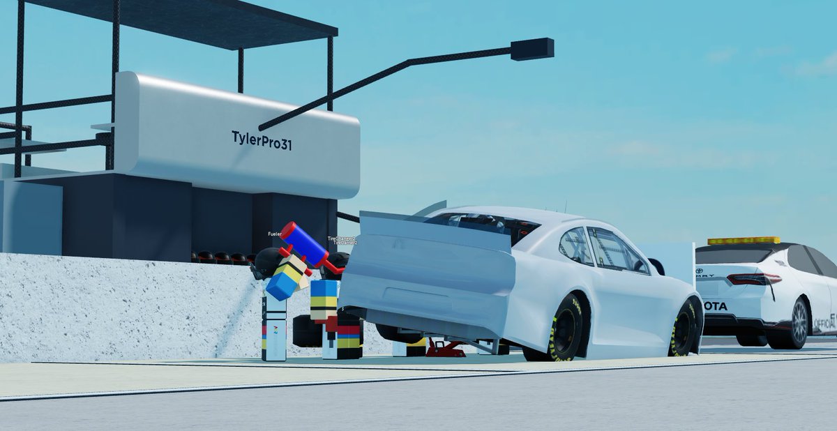 Hey y'all, guess what? Pit animations/options are a go!

I've been at work with this, it might not look the best but it's getting along

#NASCAR #NASCAR75 #Roblox #RobloxDev