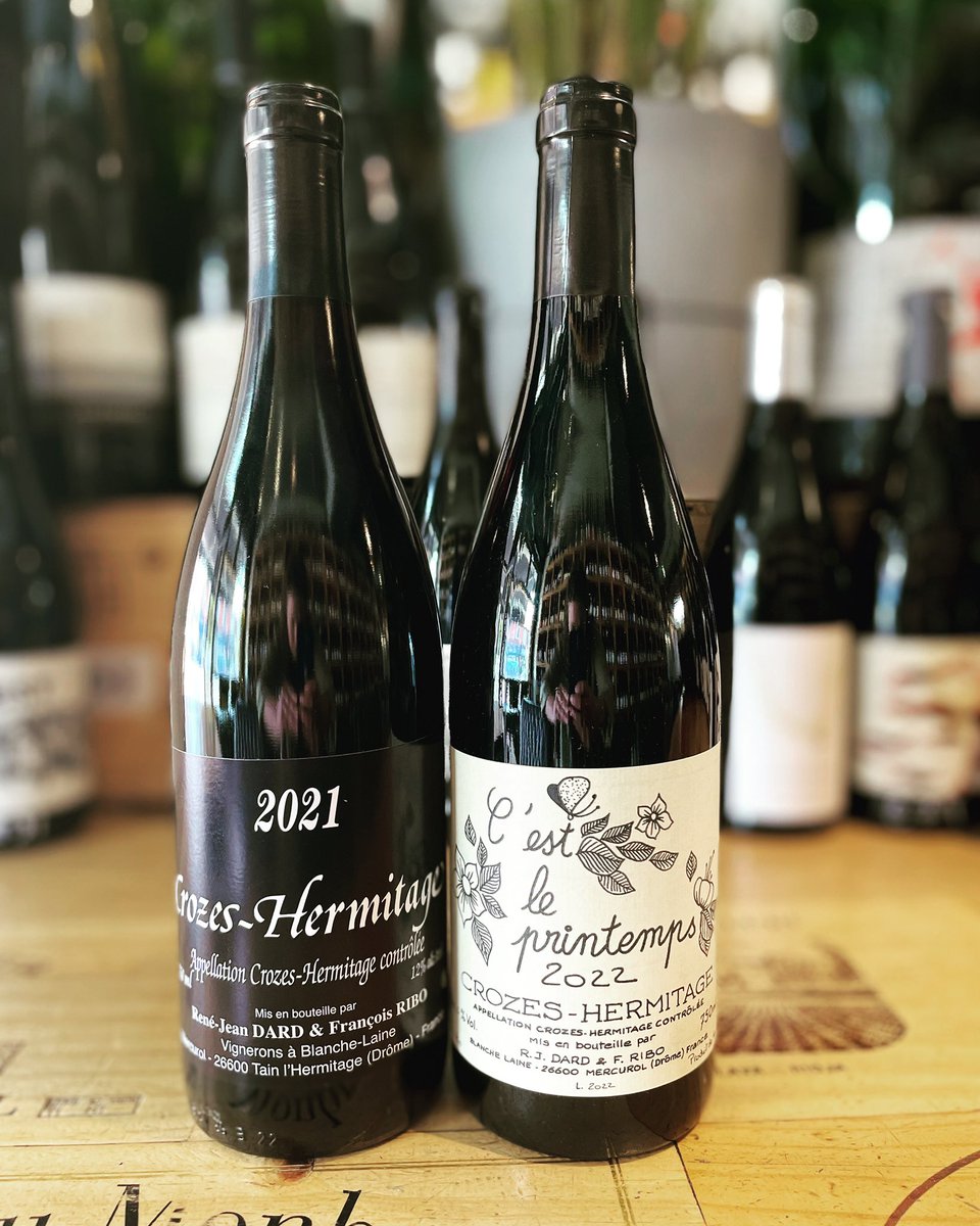 Small allocation of Rene Jean Dard & François Ribo just in. These guys are revered in the Low Intervention wine making world. Amazing wines tinyurl.com/DardEtRibo #Syrah #rhone #naturalwine