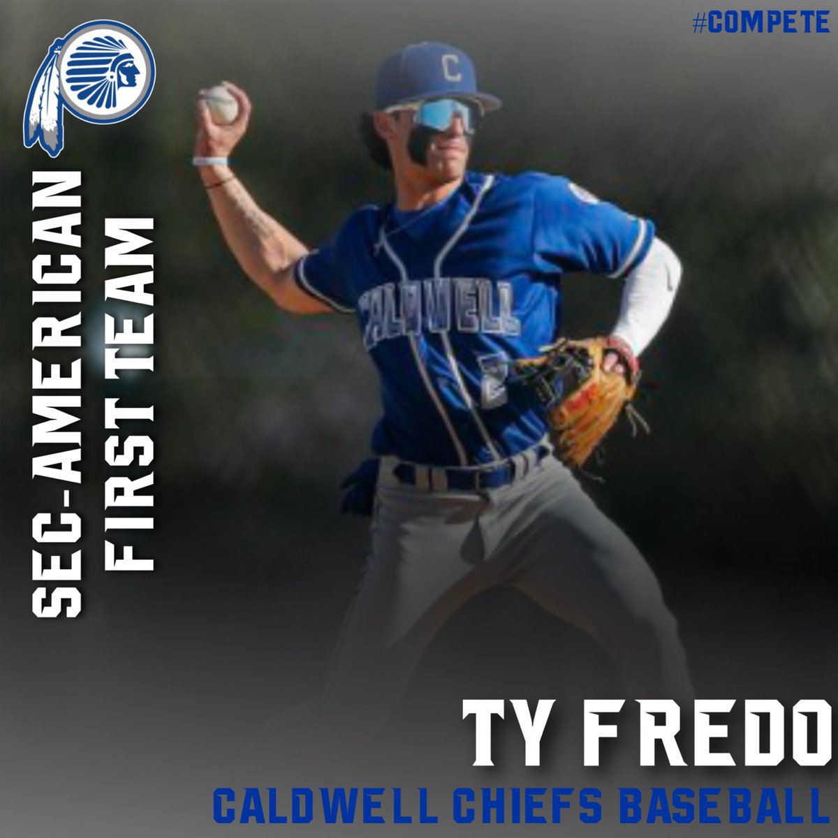 The SEC-American All-Division teams have been announced! The Caldwell Baseball honorees:

1st Team
Sr. Ty Fredo <a href="/TyFredo0810/">Ty Fredo</a> 
( <a href="/Mount_BSB/">Mount St. Mary's Baseball</a> )