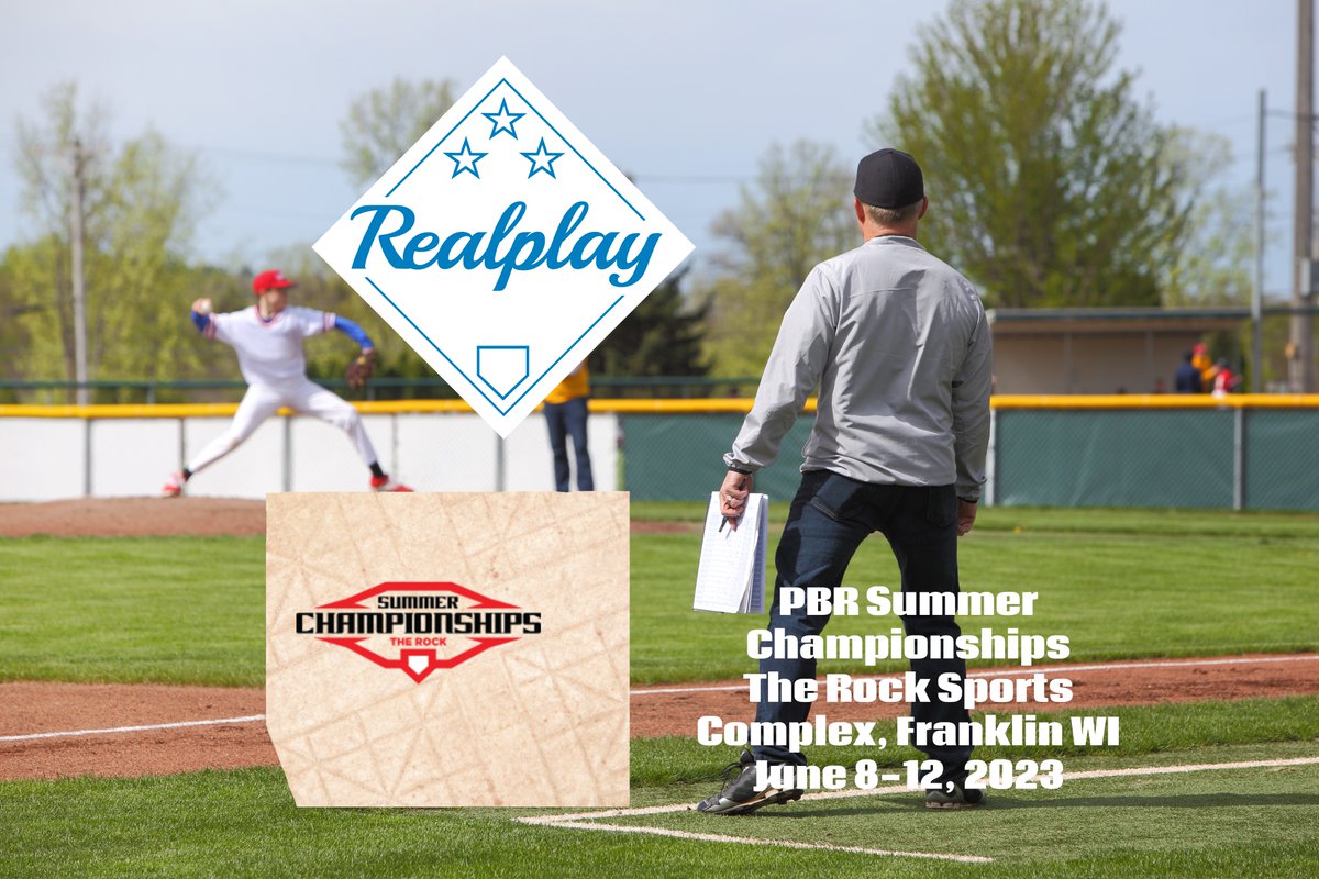 Realplay Sports (@realplaysports) on Twitter photo Realplay is excited to be filming the Summer Showdown tournament <a href="/lasordalegacy/">Lasorda Legacy Park</a> and the Rumble at the Rock and PBR Summer Championships tournaments <a href="/RockTournaments/">Rock Tournaments</a> this weekend! Come visit our marketing booths to learn more about Realplay!
#realplaysports #baseball Realplay is excited to be filming the Summer Showdown tournament <a href="/lasordalegacy/">Lasorda Legacy Park</a> and the Rumble at the Rock and PBR Summer Championships tournaments <a href="/RockTournaments/">Rock Tournaments</a> this weekend! Come visit our marketing booths to learn more about Realplay!
#realplaysports #baseball