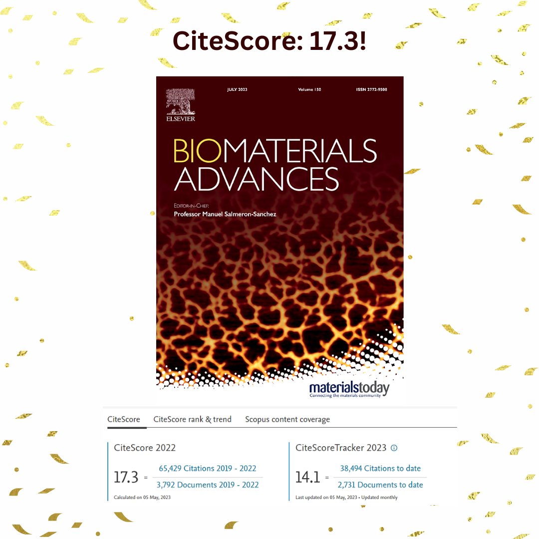 Biomaterials Advances (@BiomaterialsAdv) on Twitter photo 2023-06-09 15:42:34