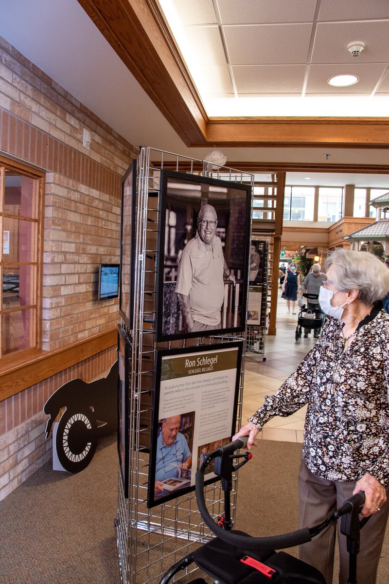 What a great event at The Village of Taunton Mills hosting the Pursuit of Passions x #ElderWisdom exhibit.

The exhibit is on display at 3800 Brock Street North, #Whitby until the end of the day Monday, June 12th and then will head to @VillageStClair in Windsor.