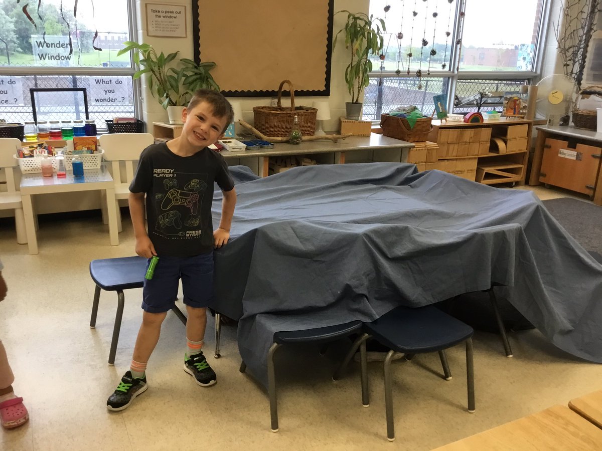 Part 1 - A rainy Friday morning led to some collaborative fort building.