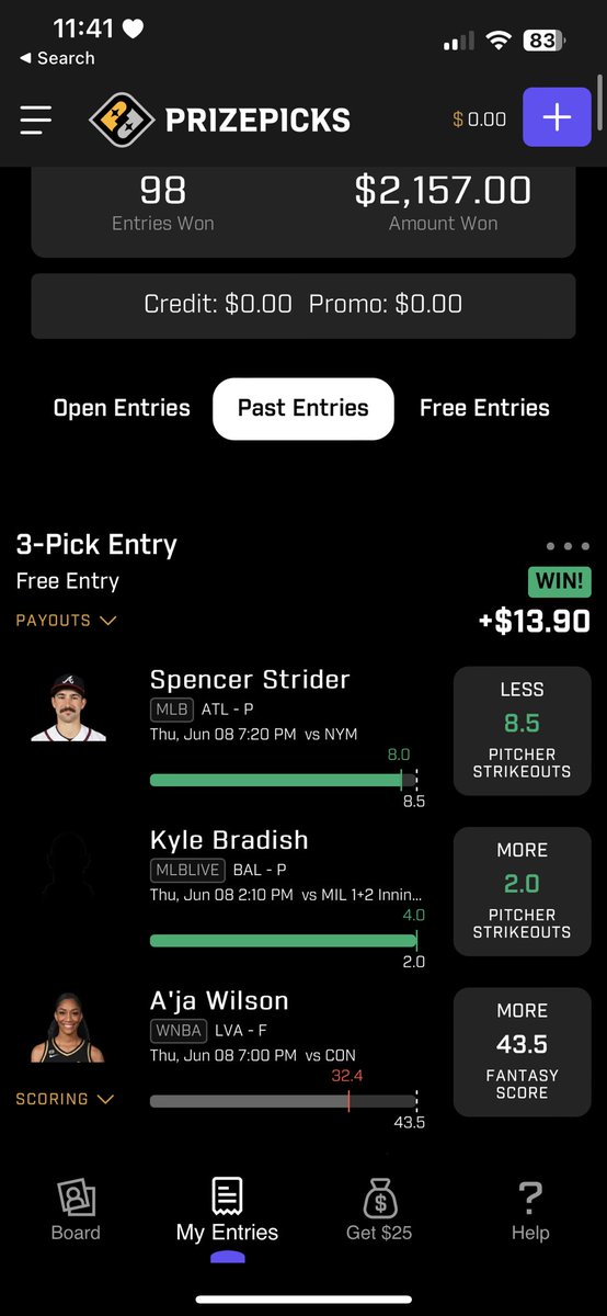 Ingredixnt's tweet photo. @PrizeSupport i placed a free entry bet and i won it where is my money at ? it’s not in my account https://t.co/ZB9eyekuEI