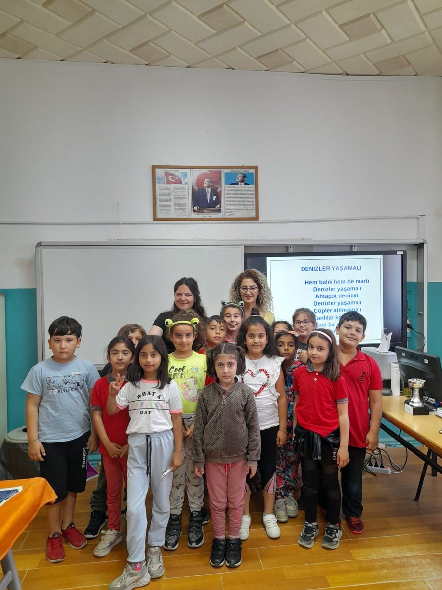 SuekosOrg's tweet photo. Gökçeada Cumhuriyet İlköğretim Okulunda Direnen Gökçeada Tuz Gölü Sulakalanı ile Çevre Bilincinin Geliştirilmesi Projemiz kapsamında minik öğrencilerimizle çevre bilinci eğitimi gerçekleştirdik. https://t.co/l1J4mara7M