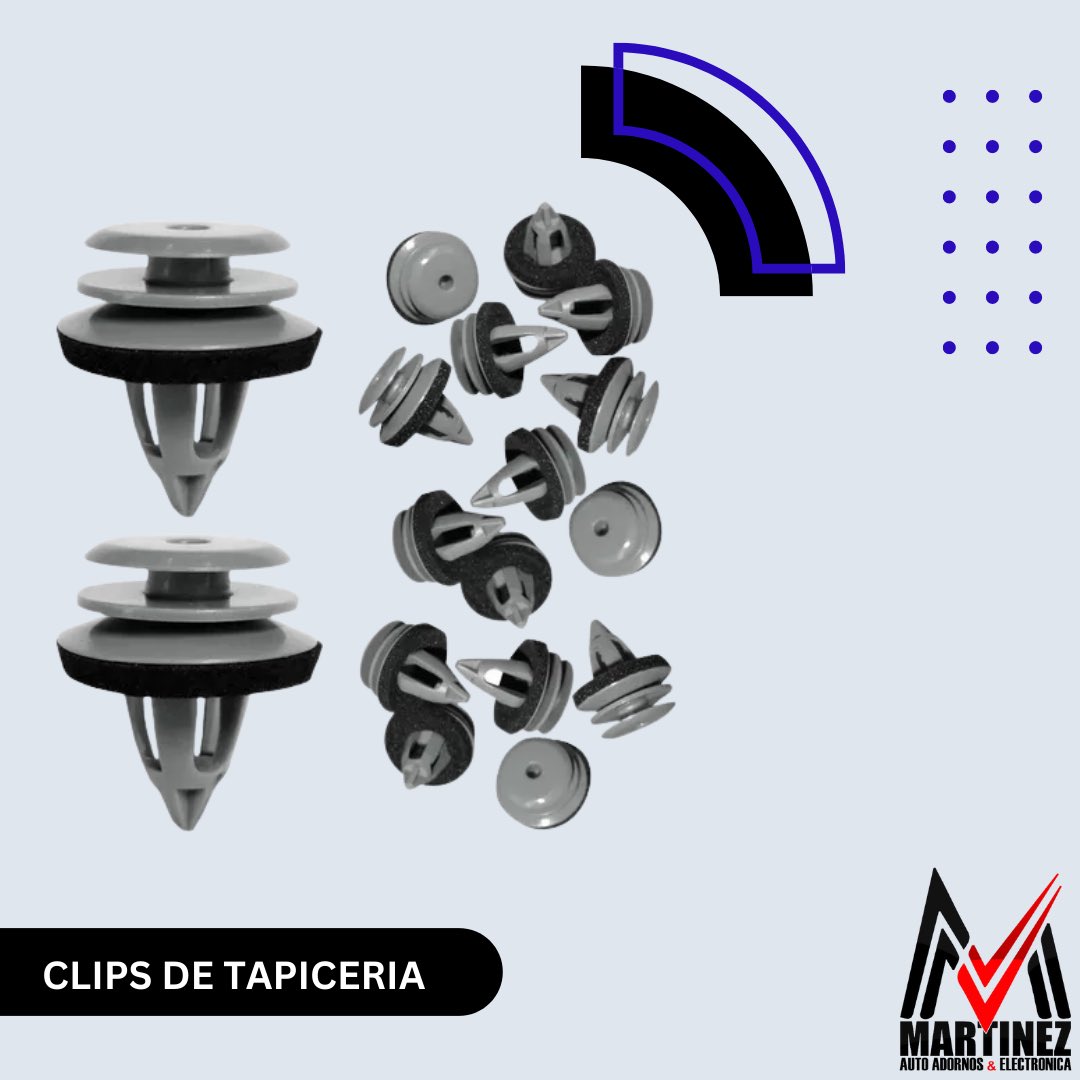 autoadornos's tweet photo. Clips de tapicería// carrocería 🚗🚘 variedad de modelos disponibles, solo ven con tu muestra 👍🏻

Desde RD$25.00 en adelante

Nuestros precios o disponibilidad de nuestros productos pueden estar sujetos a modificaciones sin previo aviso‼️ https://t.co/Xq6D3274yV